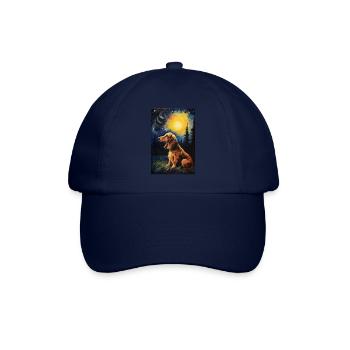Dackel - Baseballkappe - Blau/Blau - Vorne