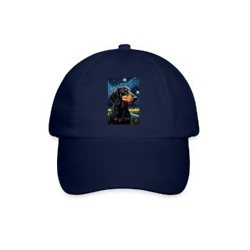 Dachshund - Baseball Cap - blue/blue - Front