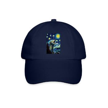Wolf - Baseball Cap - blue/blue - Front