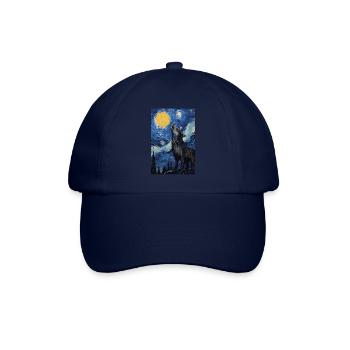 Wolf - Baseball Cap - blue/blue - Front