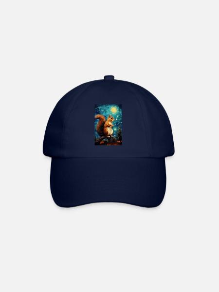 Eichhörnchen - Baseballkappe - Blau/Blau