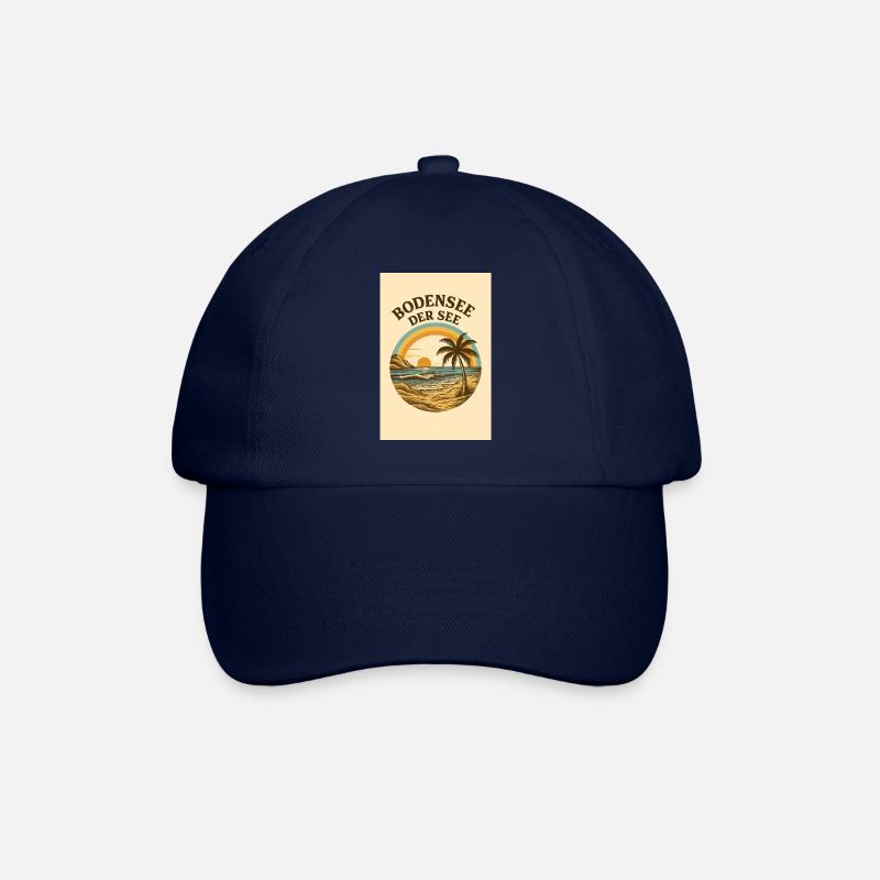 Bodensee - DER See - Baseballkappe - Blau/Blau