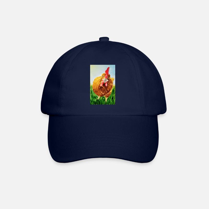 Mad Chicken - Baseballkappe - Blau/Blau