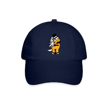 Cheval Sir Lord Rich Monocle Lunettes Chapeau haut de forme - Casquette classique - bleu/bleu - Devant