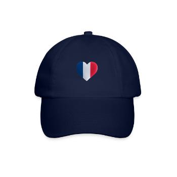 Idée cadeau France Français drapeau - Casquette classique - bleu/bleu - Devant