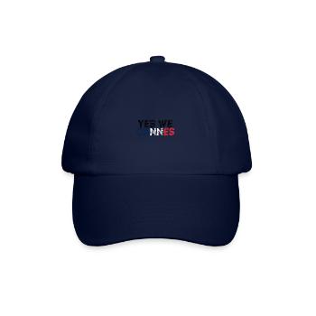 Yes We Cannes Geschenkidee Frankreich französisch - Baseballkappe - Blau/Blau - Vorne
