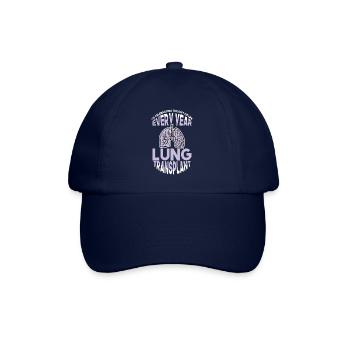 Celebrating the Gift of Life Lung Transplant - Baseballkappe - Blau/Blau - Vorne