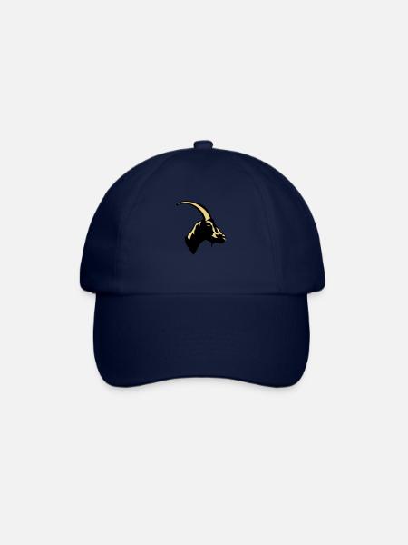 Haustier Ziege Ziege 1 - Baseballkappe - Blau/Blau
