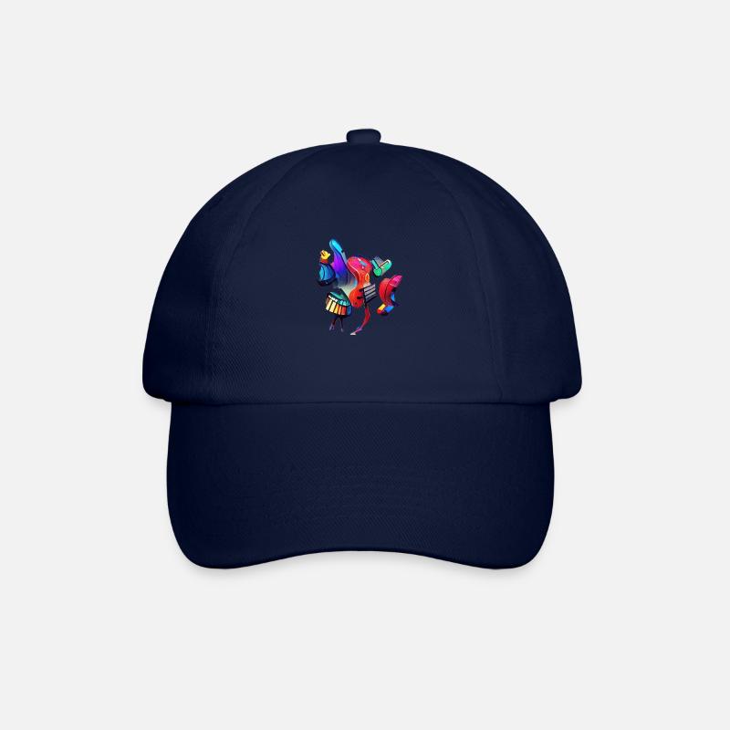 Instruments de musique abstraits - Casquette classique - bleu/bleu