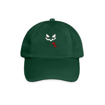 Pumpkin Face Halloween - Baseball Cap - bottle green - Front