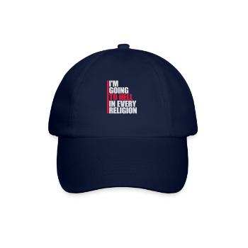 in going to hell - Baseball Cap - blue/blue - Front