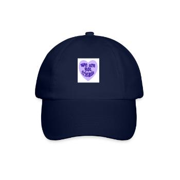 we are Not friends - Baseballkappe - Blau/Blau - Vorne