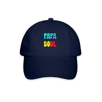 Papa Cool pour les meilleurs papa - Casquette classique - bleu/bleu - Devant