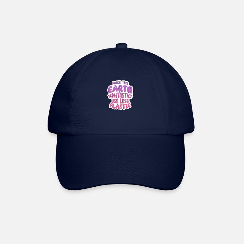 Plastik reduzieren - Baseballkappe - Blau/Blau