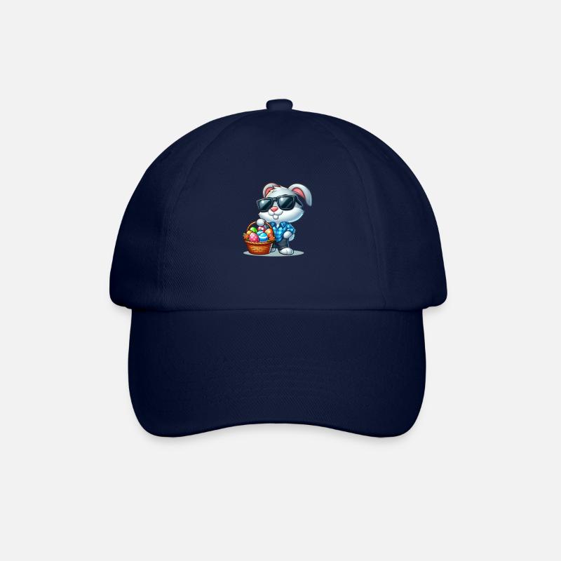 Happy Easter - Baseballkappe - Blau/Blau