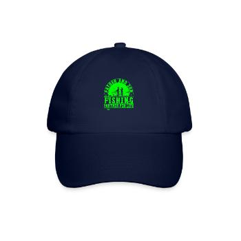fisch, fisch, angeln, see, meer, angeln, fauna, exotisch - Baseballkappe - Blau/Blau - Vorne