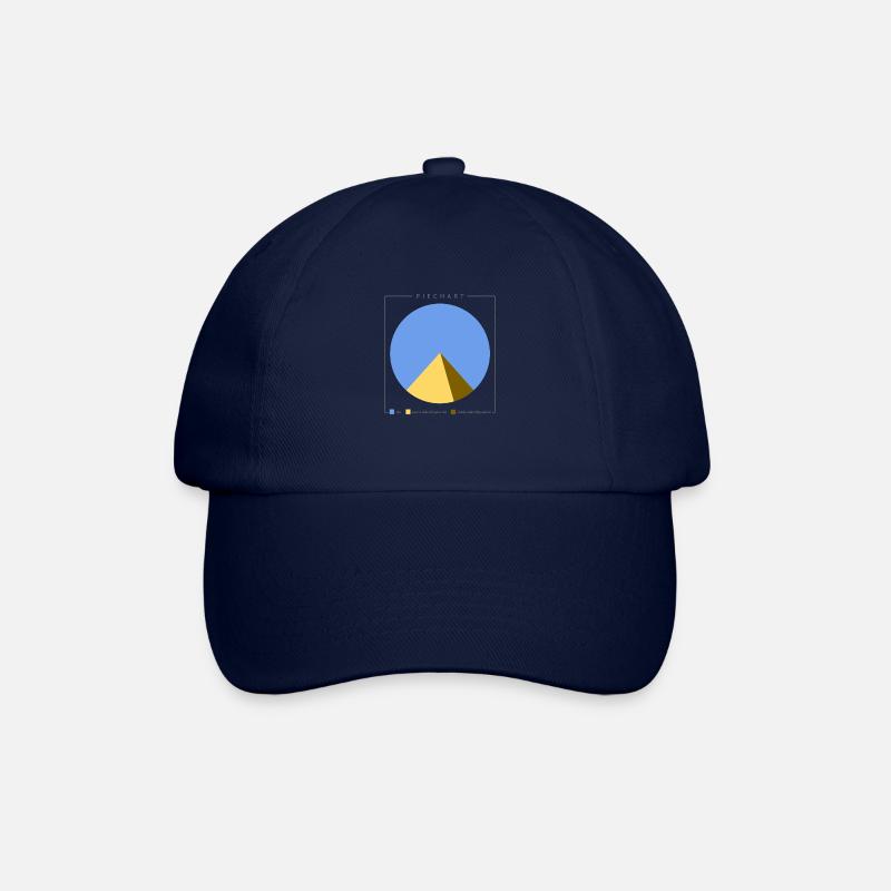 Kuchendiagramm Data Science Design für einen - Baseballkappe - Blau/Blau