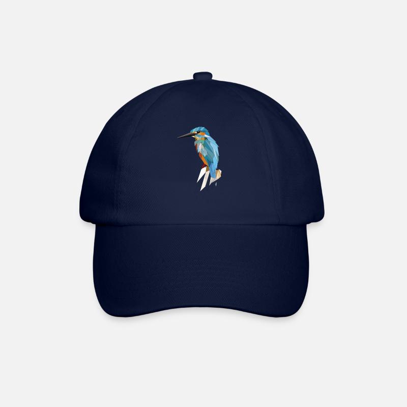 Eisvogel Polygon - Baseballkappe - Blau/Blau