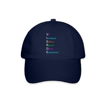 VIERGE Vif Intelligent Efficace Réservé Gentil - Casquette classique - bleu/bleu - Devant