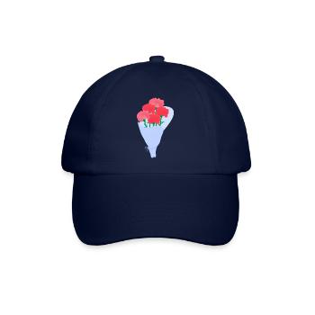Bouquet of carnations - Baseball Cap - blue/blue - Front
