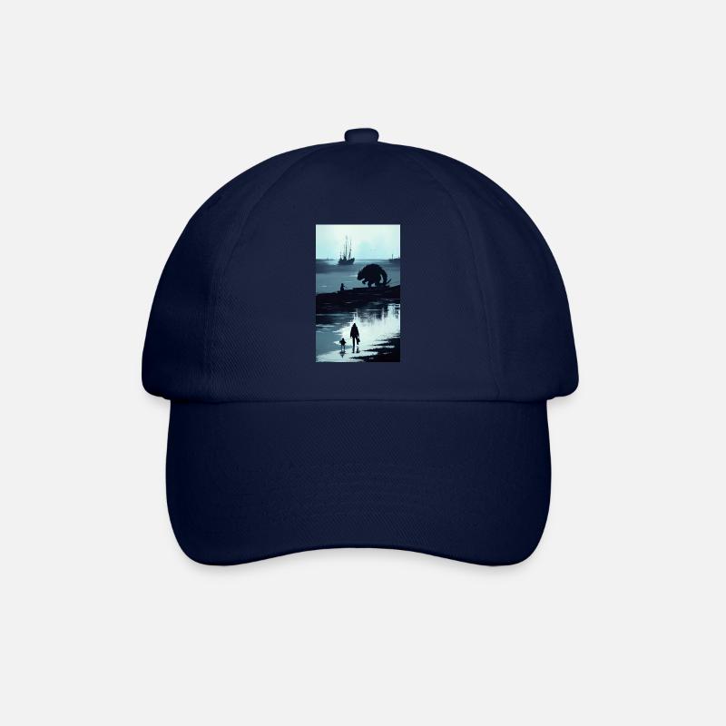 AsiStyle Sea Monster - Baseball Cap - blue/blue
