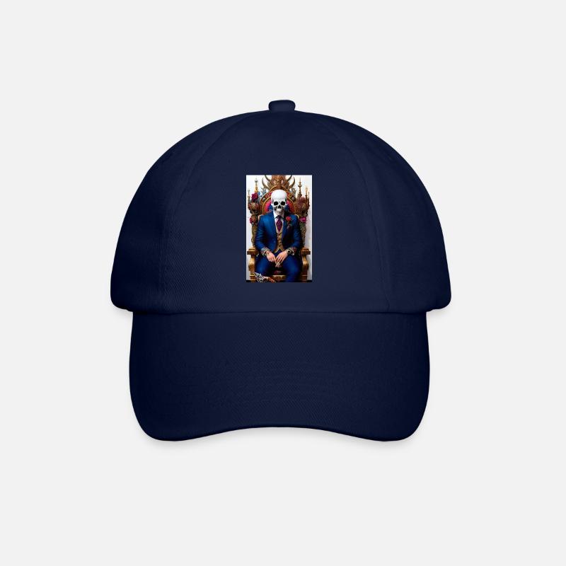 ARTWORK Skull Thron - Baseballkappe - Blau/Blau