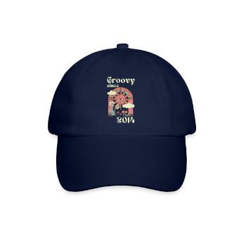 Groovy since 2014 with retro graphics - Baseball Cap - blue/blue - Front