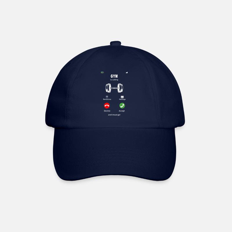 Gym is calling - Baseballkappe - Blau/Blau