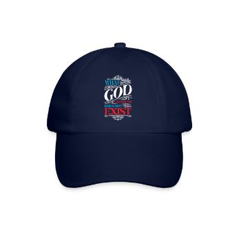 What God Cannot Do Does Not Exist NSPPD - Baseball Cap - blue/blue - Front