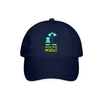 vacation mode - Baseball Cap - blue/blue - Front