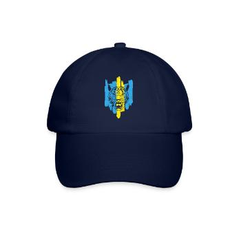 Schneeleopard National Souvenir Kasachstan - Baseballkappe - Blau/Blau - Vorne