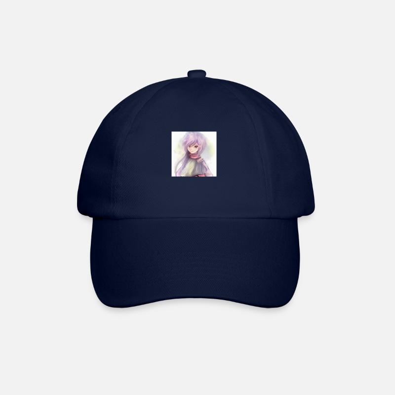 Anime - Baseballkappe - Blau/Blau