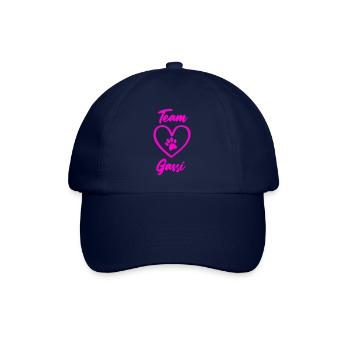 Équipe Chien Promenade Patte Amour - Casquette classique - bleu/bleu - Devant