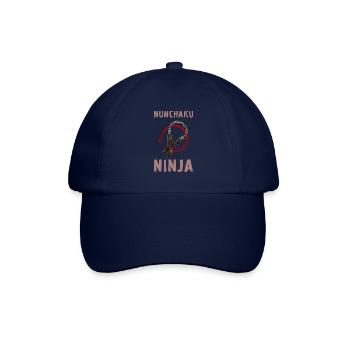 Japon Arts Martiaux Nunchaku Ninjutsu Armes Ninja - Casquette classique - bleu/bleu - Devant