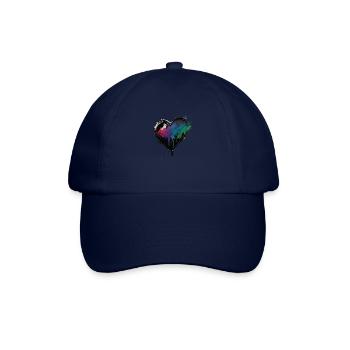 Heart Graffiti Style - Baseball Cap - blue/blue - Front