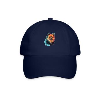 Dessin de Zwegspitz de Poméranie - Casquette classique - bleu/bleu - Devant