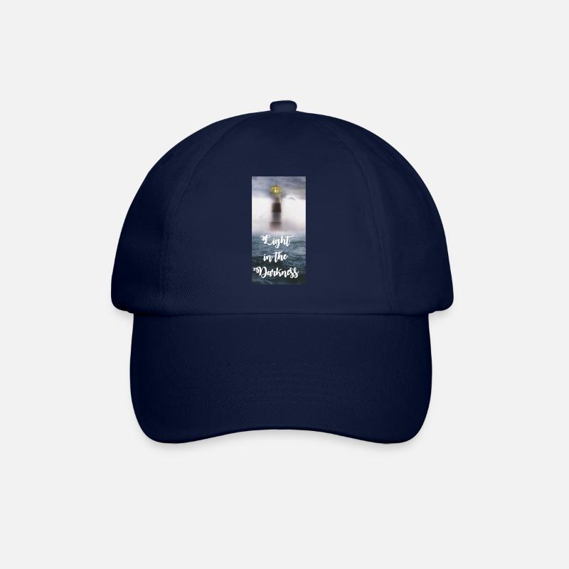 light in the darkness - Baseball Cap - blue/blue