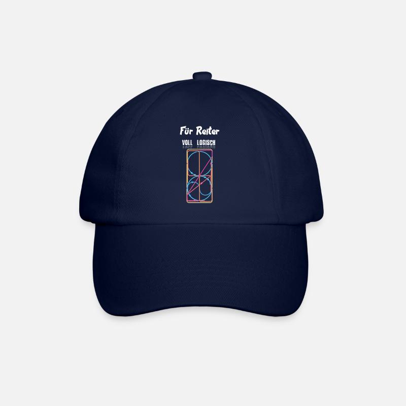 Bahnfiguren ganz logisch - Baseballkappe - Blau/Blau