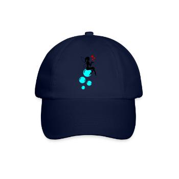 Bulles de savon de fée 02 - Casquette classique - bleu/bleu - Devant