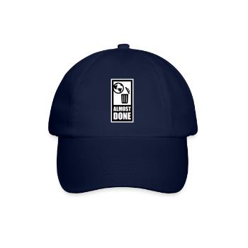 almost done - Baseball Cap - blue/blue - Front