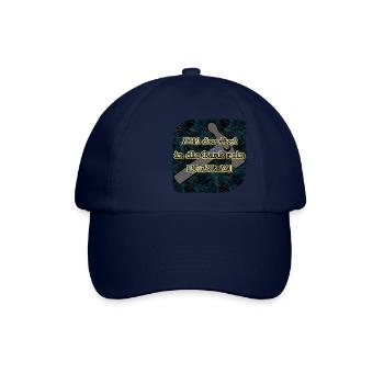 Mit der Axt in die Bank rein [STYLEZ] - Club WoW - Baseballkappe - Blau/Blau - Vorne