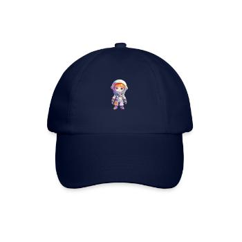 Dessin à l’aquarelle d’astronaute - Casquette classique - bleu/bleu - Devant