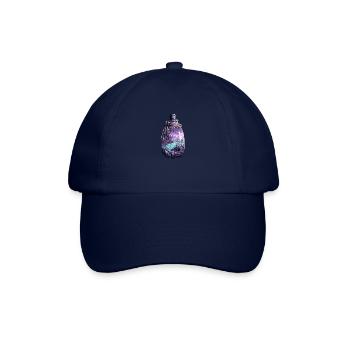 Sunken City Bottle Drawing - Baseball Cap - blue/blue - Front