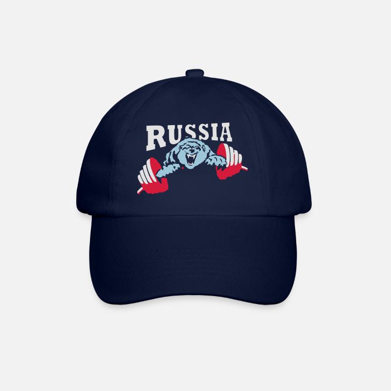 Russia Bear - Baseballkappe - Blau/Blau