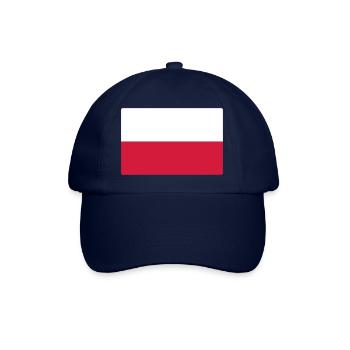 Drapeau de la Pologne : Portez-le fièrement ! - Casquette classique - bleu/bleu - Devant