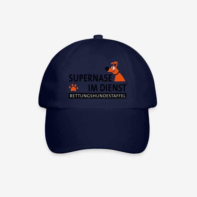 Supernase im Dienst - Baseballkappe - Blau/Blau