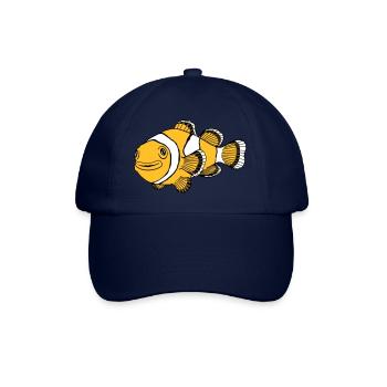 Clownfisch - Baseballkappe - Blau/Blau - Vorne