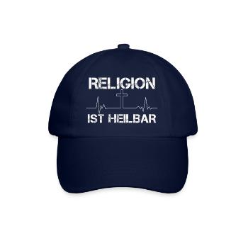 Religion ist heilbar - Baseballkappe - Blau/Blau - Vorne