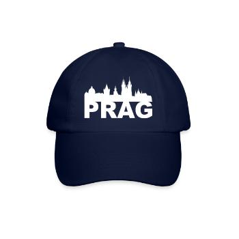 Prague Prague Czech Republic Skyline Capital Gift - Baseball Cap - blue/blue - Front