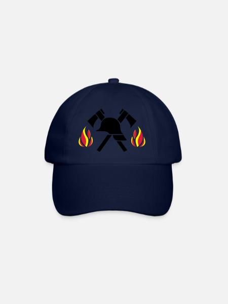 firefighter - Baseballkappe - Blau/Blau